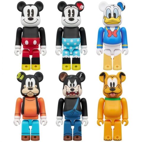Medicom Toy Chase Be@Rbrick - 米奇與好友系列